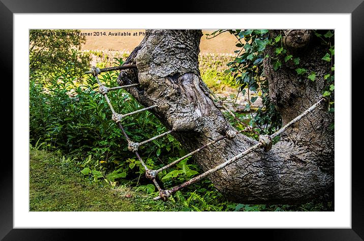  Lynmouth Bedstead Framed Mounted Print by Brian Garner