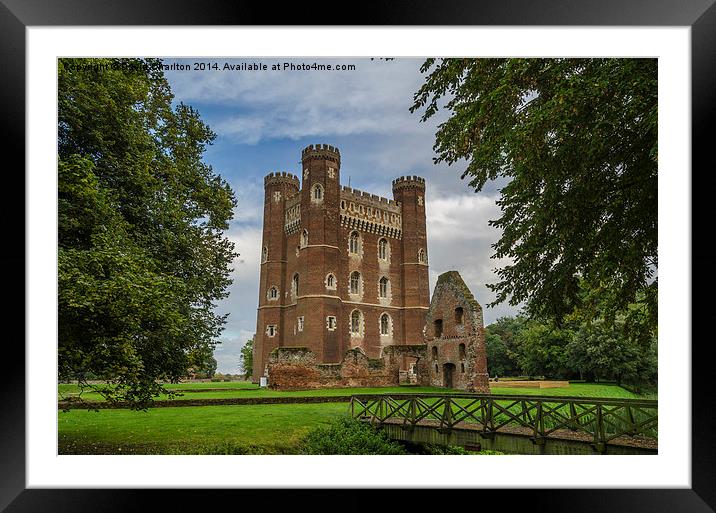  Tattershall Castle Framed Mounted Print by David Charlton