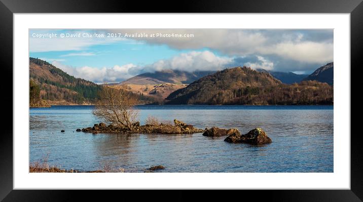 Thirlmere Framed Mounted Print by David Charlton