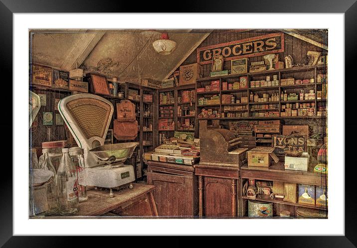The Old Grocery Store Framed Mounted Print by Mal Bray