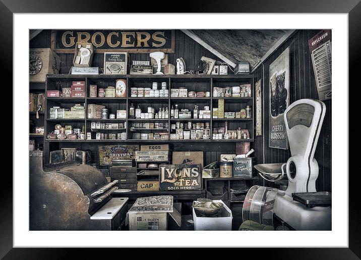  Vintage Grocers Shop Framed Mounted Print by Mal Bray