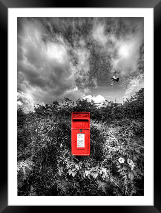  Rural Post Box Framed Mounted Print by Mal Bray