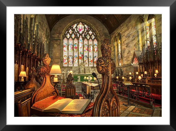 St Asaph Cathedral Framed Mounted Print by Mal Bray
