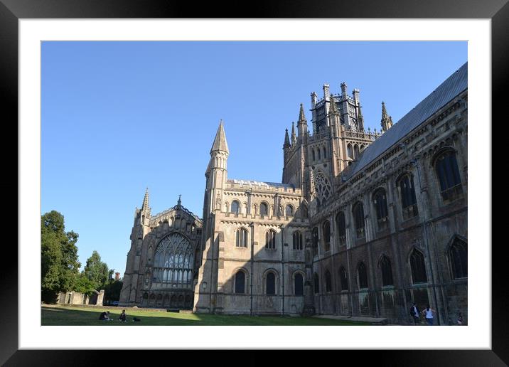 Ely Cathedral Framed Mounted Print by John Bridge