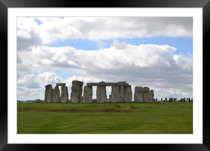 Stonehenge Framed Mounted Print by John Bridge