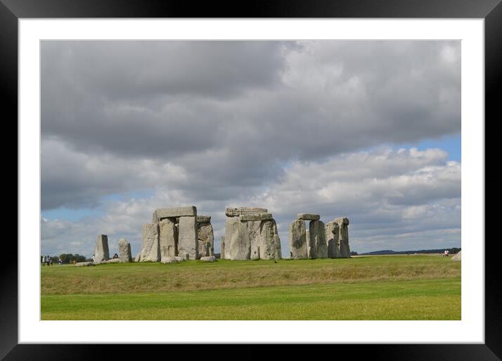 Stonehenge Framed Mounted Print by John Bridge