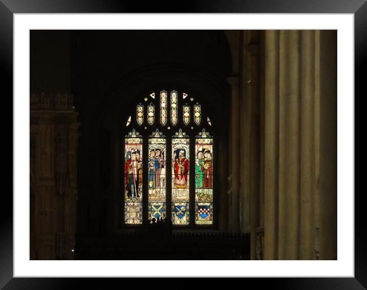 Bath Abbey Framed Mounted Print by John Bridge