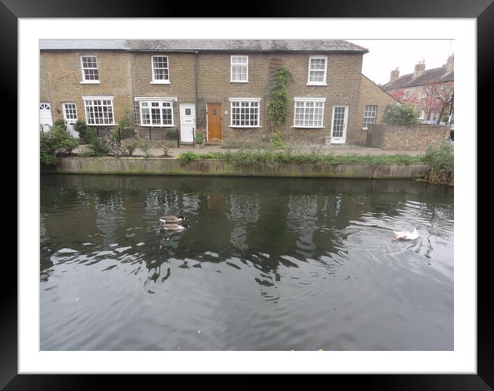 Hertford Framed Mounted Print by John Bridge