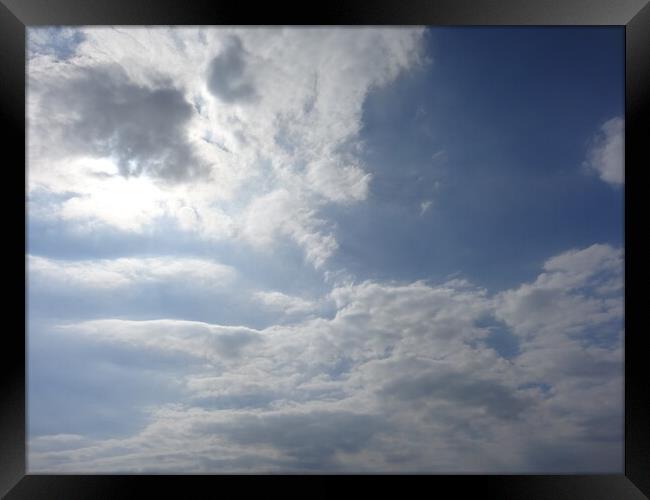 Cloudscape Framed Print by John Bridge