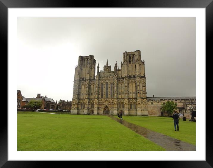 Wells Cathedral Framed Mounted Print by John Bridge