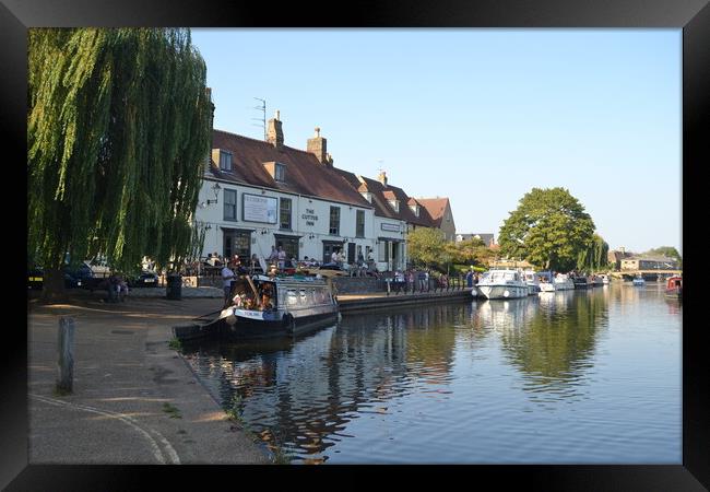 The Great Ouse at Ely Framed Print by John Bridge
