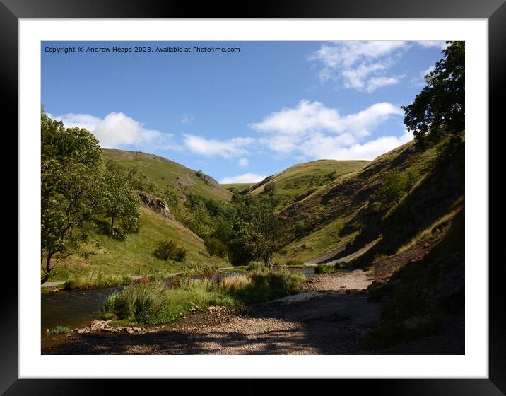 Bask in the Glory of Dovedale Framed Mounted Print by Andrew Heaps