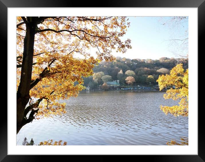 Autumnal day by Rudyard Lake Framed Mounted Print by Andrew Heaps