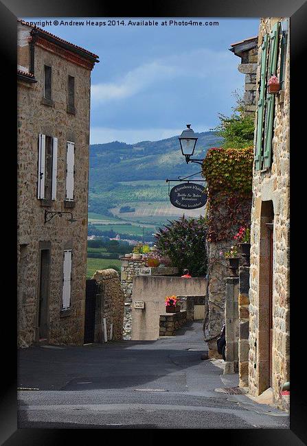 Idyllic French Countryside Framed Print by Andrew Heaps