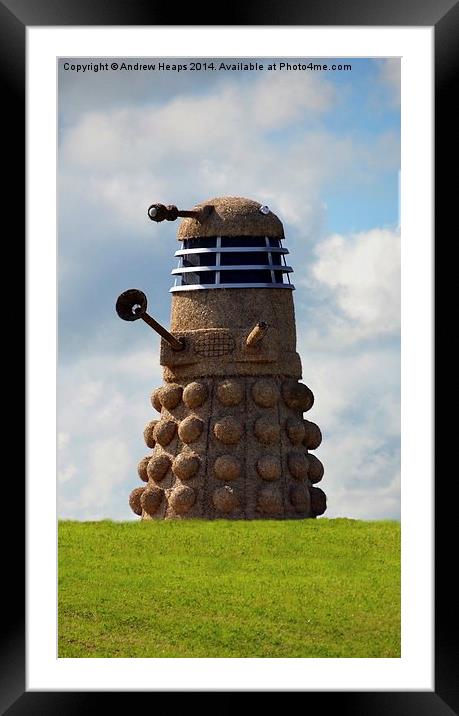 Doctor Who Dalek. Framed Mounted Print by Andrew Heaps