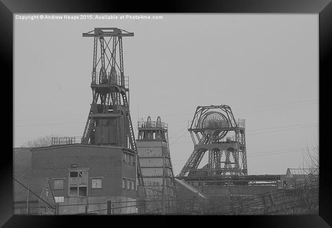  Whitfield Colliery Buildings Relics of Industrial Framed Print by Andrew Heaps