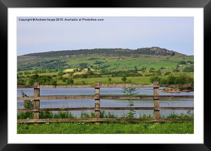  The Roaches Rocks  Framed Mounted Print by Andrew Heaps