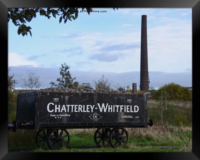 Journey Through Time Chatterley Witfield coal truc Framed Print by Andrew Heaps
