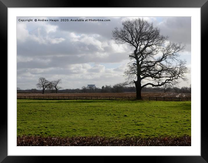 Jodrell Bank Observatory Framed Mounted Print by Andrew Heaps