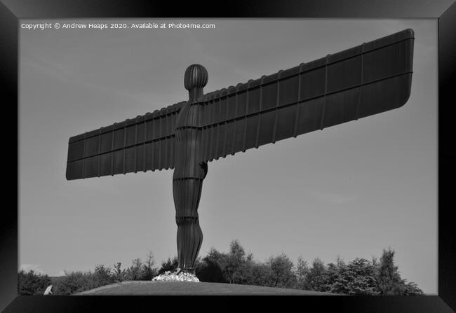 Angel of the North Statue Framed Print by Andrew Heaps