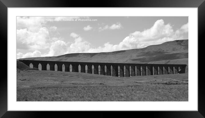Ribblehead Viaduct  Framed Mounted Print by Andrew Heaps