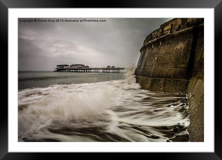  Against The Wall Framed Mounted Print by Simon Gray