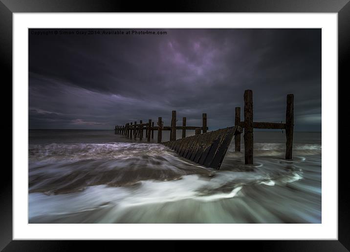  Mystic Sea  Framed Mounted Print by Simon Gray