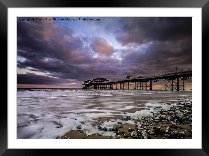  When the Sky becomes a Living Beast Framed Mounted Print by Simon Gray