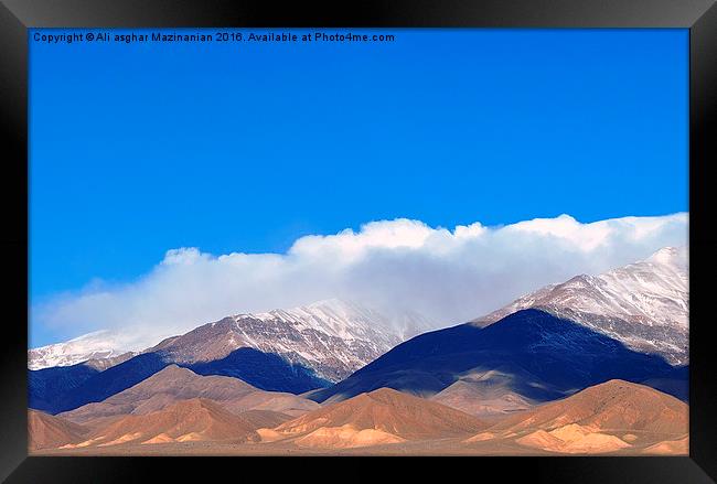  Nice morning view on mountain, Framed Print by Ali asghar Mazinanian