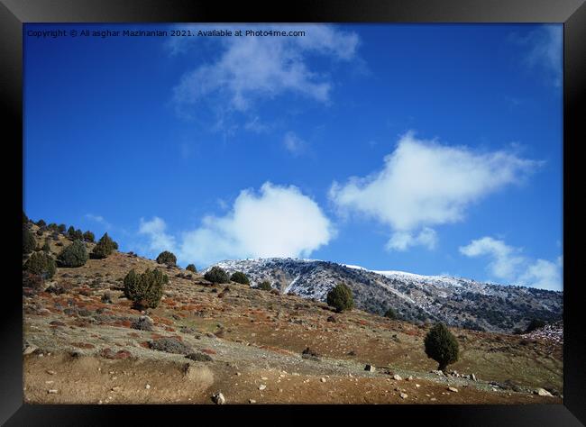 The beauty of mountain, Framed Print by Ali asghar Mazinanian