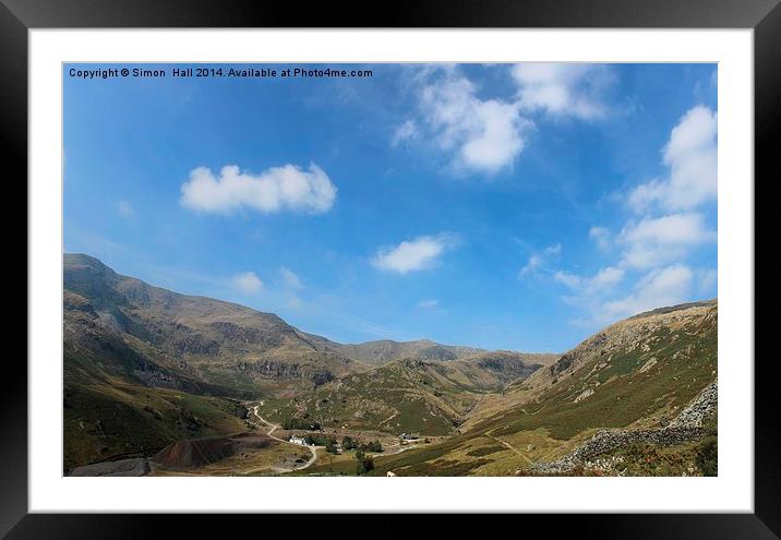  Coppermines Valley Framed Mounted Print by Simon Hall