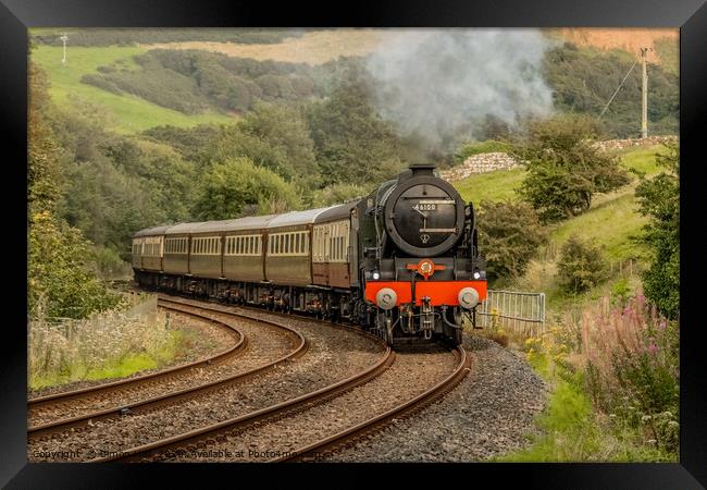 The Royal Scot 46100 Framed Print by Simon Hall