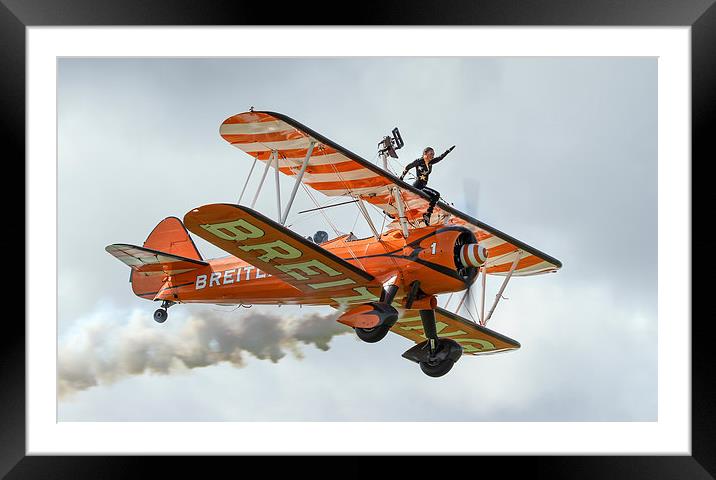 The Brietling Wingwalkers Framed Mounted Print by Philip Catleugh
