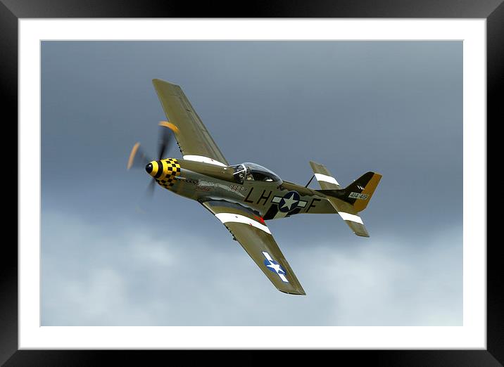  The P51D Mustang Framed Mounted Print by Philip Catleugh