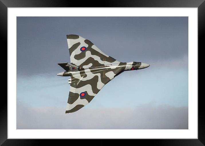  Avro Vulcan XH558 Framed Mounted Print by Philip Catleugh