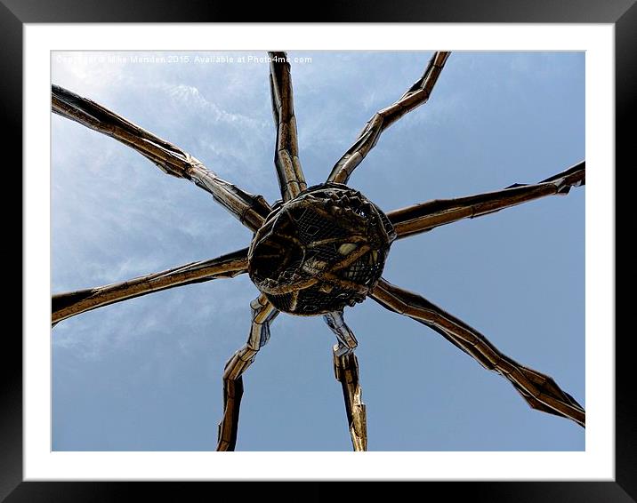 Maman Spider Sculpture  Framed Mounted Print by Mike Marsden