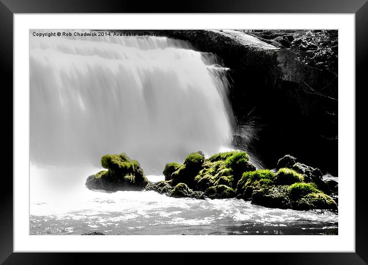  Fall on the river Wye Framed Mounted Print by Rob Chadwick