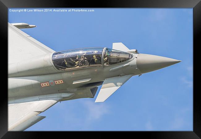  Royal Air Force Typhoon Framed Print by Lee Wilson