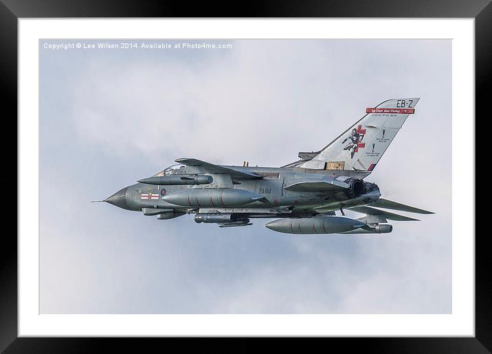  Royal Air Force Tornado GR4 ZA614 41 Squadron Framed Mounted Print by Lee Wilson
