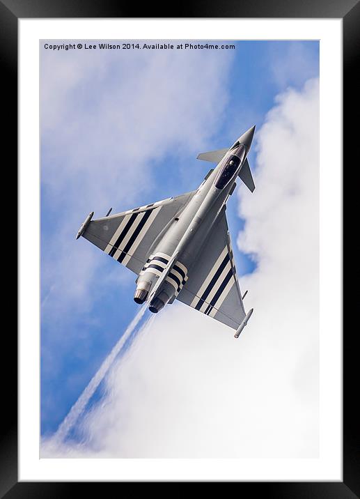  Vapour Trails Framed Mounted Print by Lee Wilson