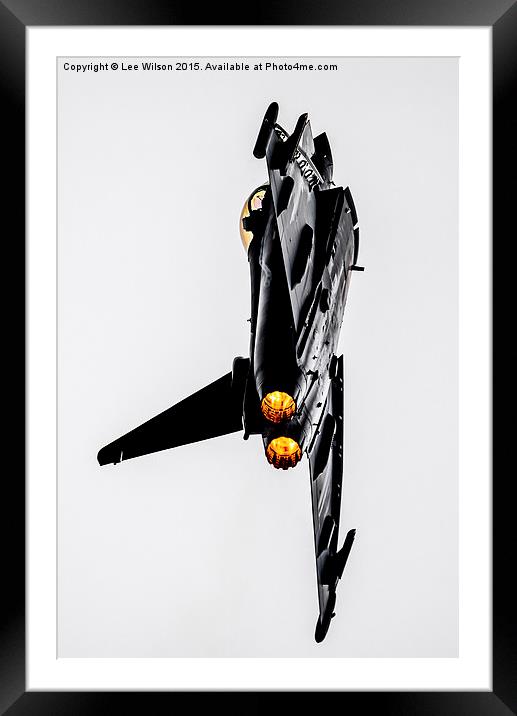 Typhoon Burners  Framed Mounted Print by Lee Wilson