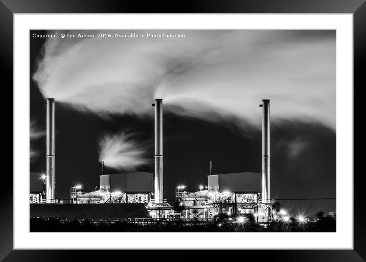 Cloud Makers Framed Mounted Print by Lee Wilson