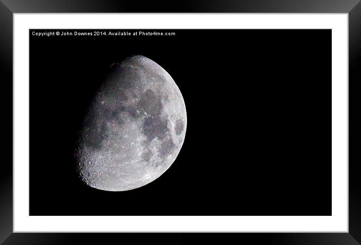  The Dark Side of the Moon Framed Mounted Print by John Downes