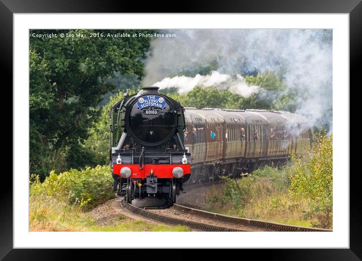 Flying Scotsman, Severn Valley 25/09/2016 Framed Mounted Print by The Tog