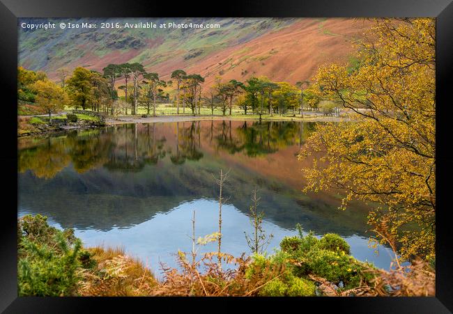 Autumn Colours In Buttermere, Lake District Framed Print by The Tog