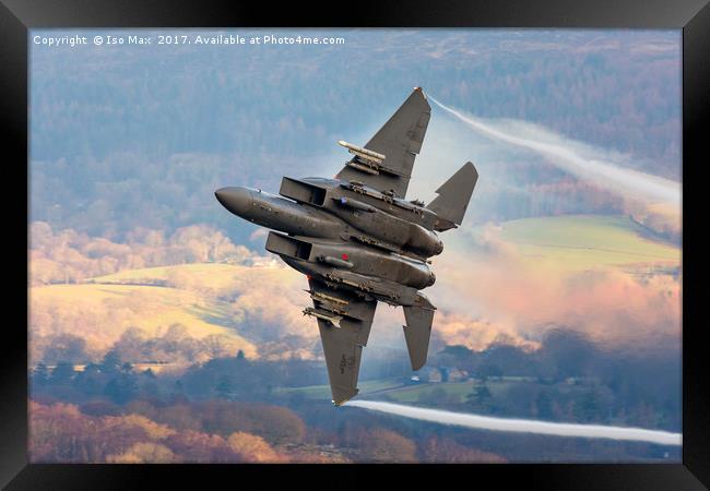F15 Tearing Up The Low Fly 8/2/2017 Framed Print by The Tog