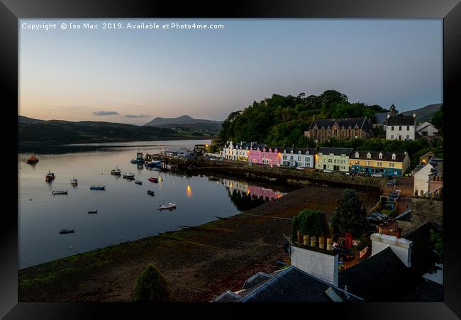 Portree, Isle Of Skye, Scotland Framed Print by The Tog