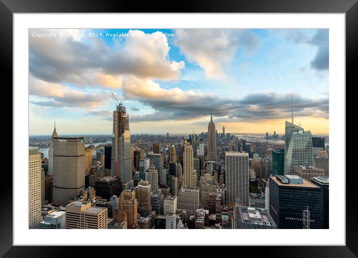 Manhattan, New York Framed Mounted Print by The Tog