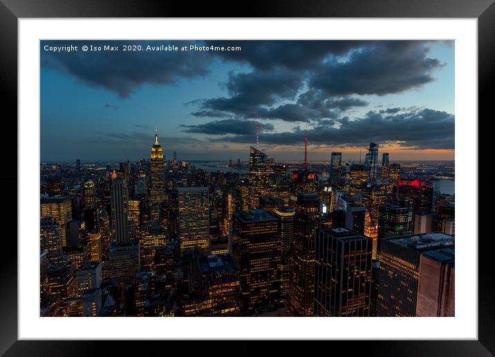 Manhattan, New York Framed Mounted Print by The Tog