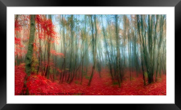 Mystical Forest  Framed Mounted Print by Alan Simpson